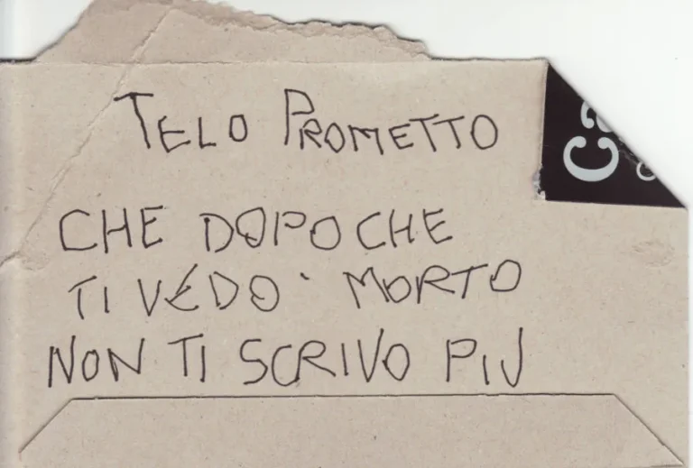 Esame delle lettere anonime e minatorie